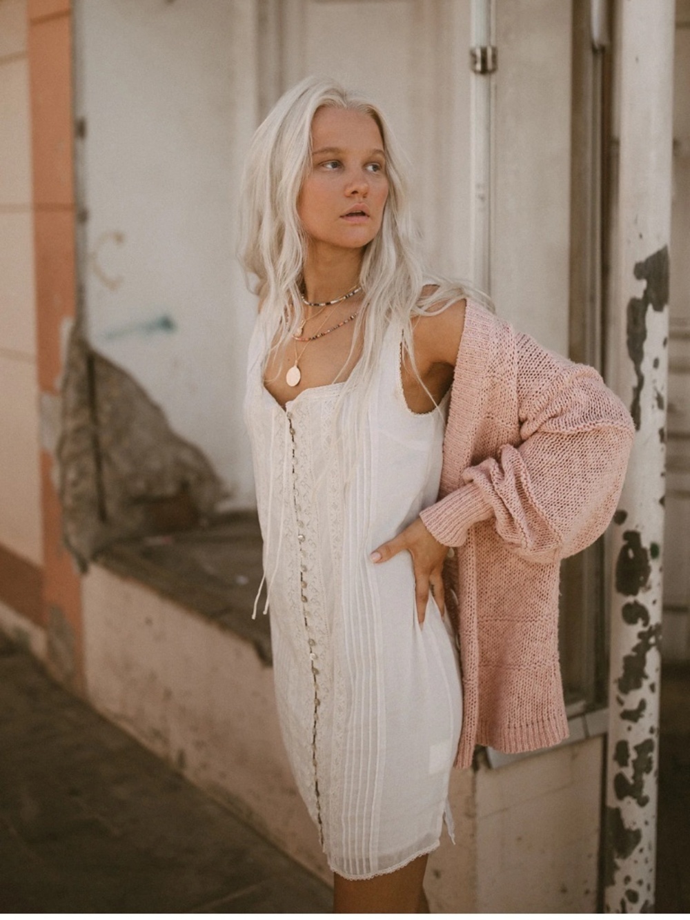 Spell & The Gypsy Collective “Pearl on Pearl” Knit Cardigan L - Picture 7 of 15